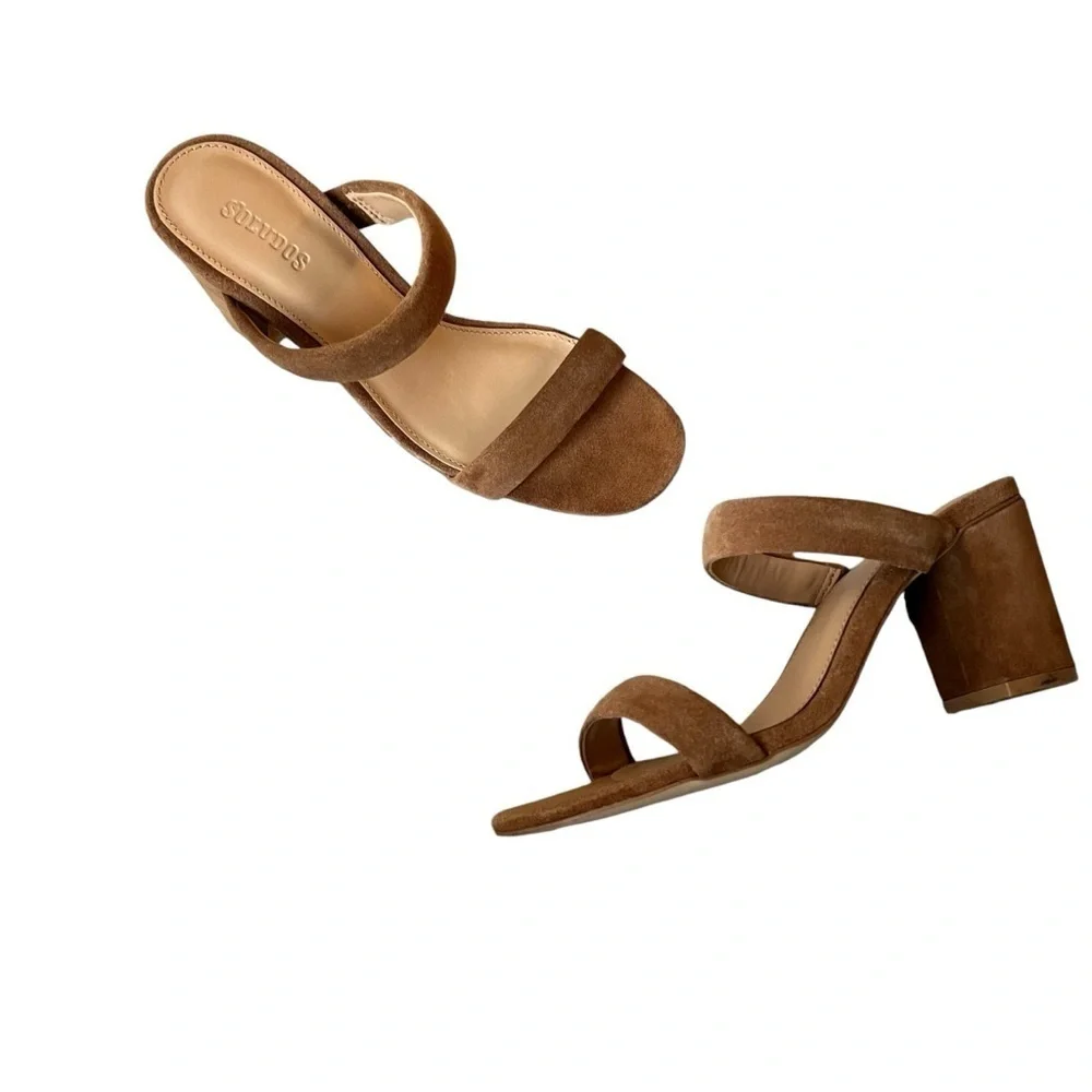 SOLUDOS Ines Heel - Walnut Sz 6